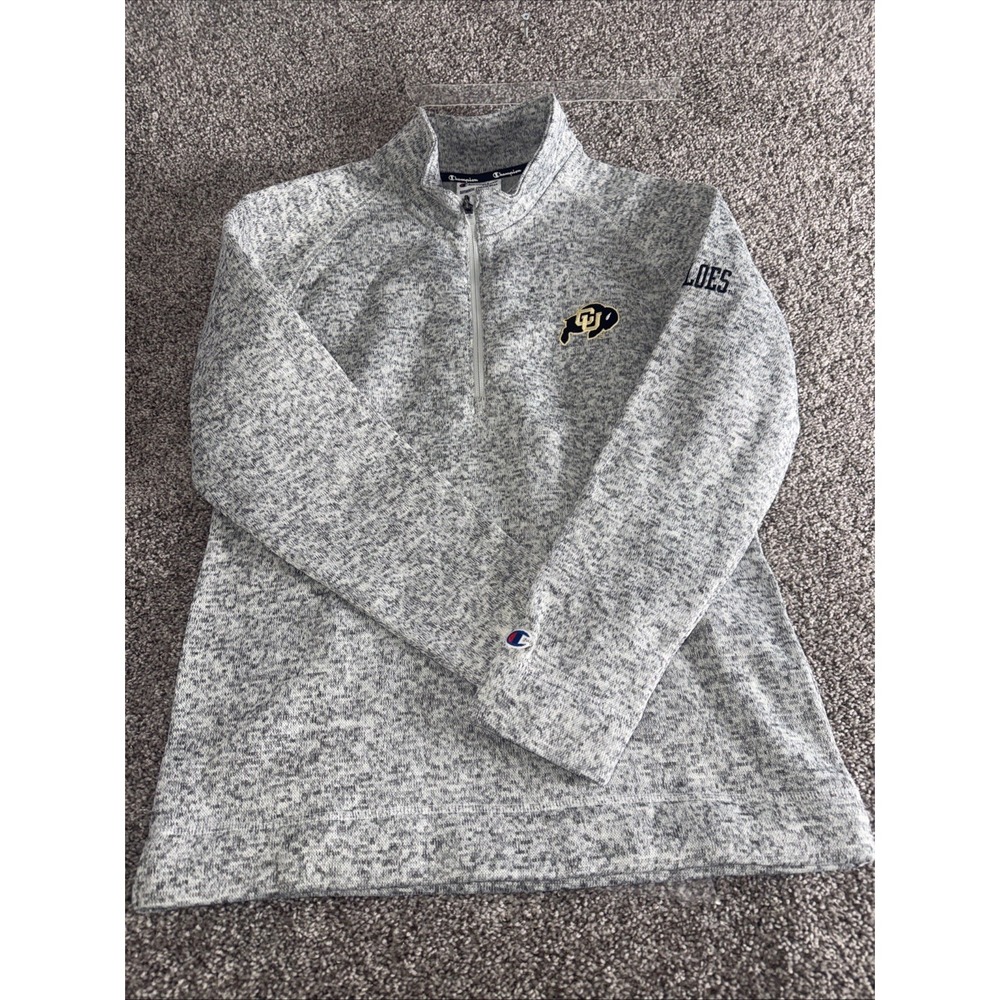 Champion‎ Colorado Buffaloes One Quarter Zip Pullover Men's Size Small